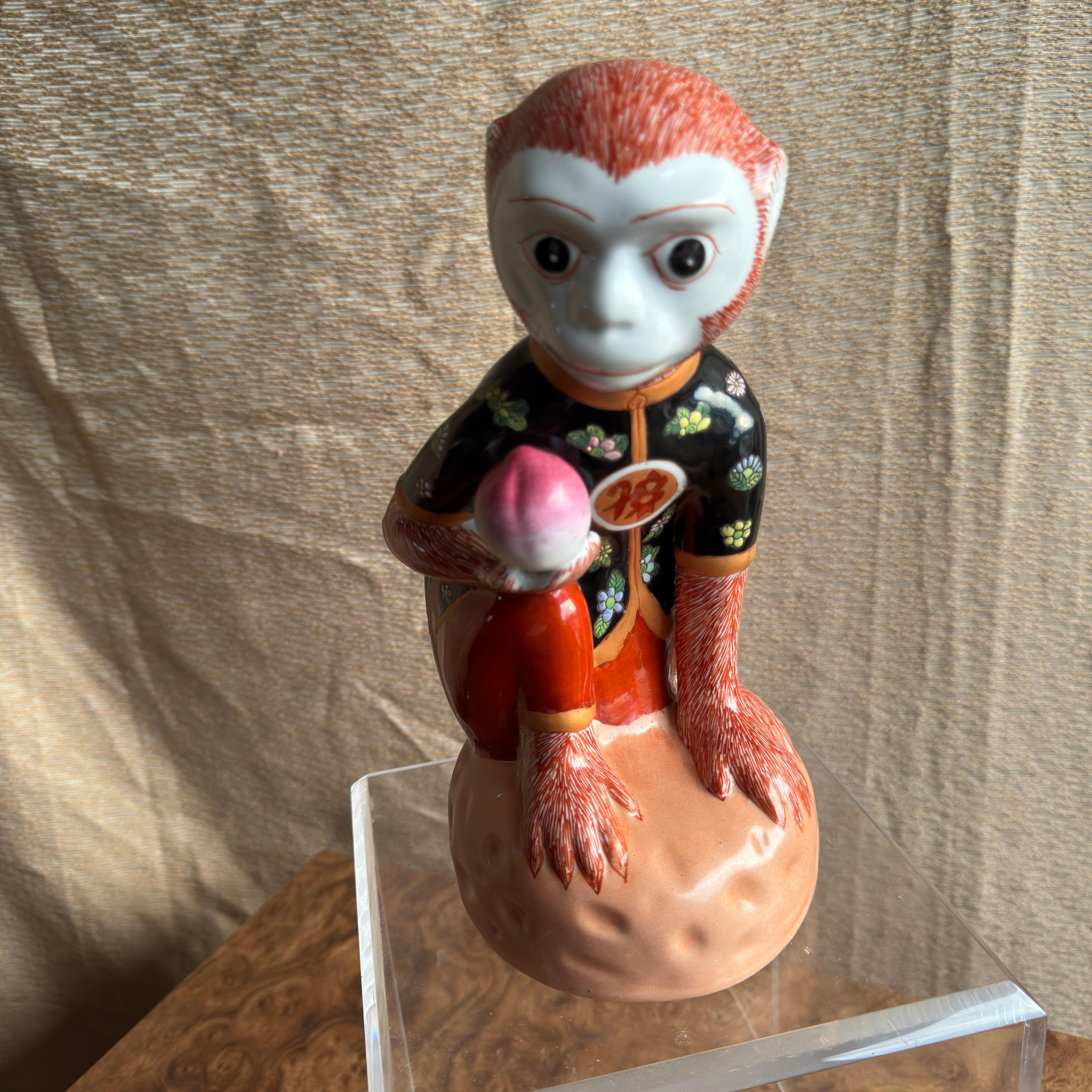 Ceramica Statua in ceramica d'epoca Andrea sadek money and ball in vendita
