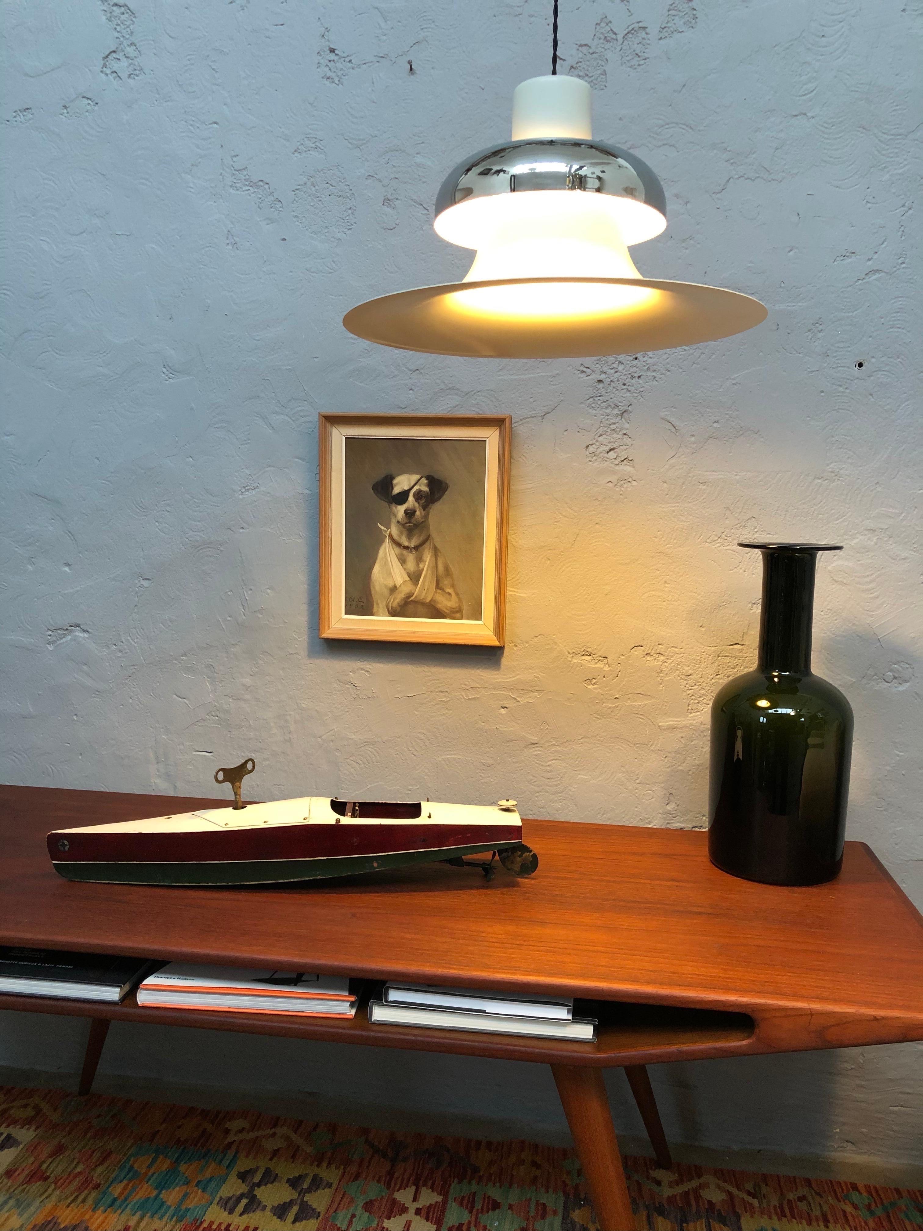 Mid-Century moderno Lampada a sospensione vintage Andreas Hansen Mandalay in vendita