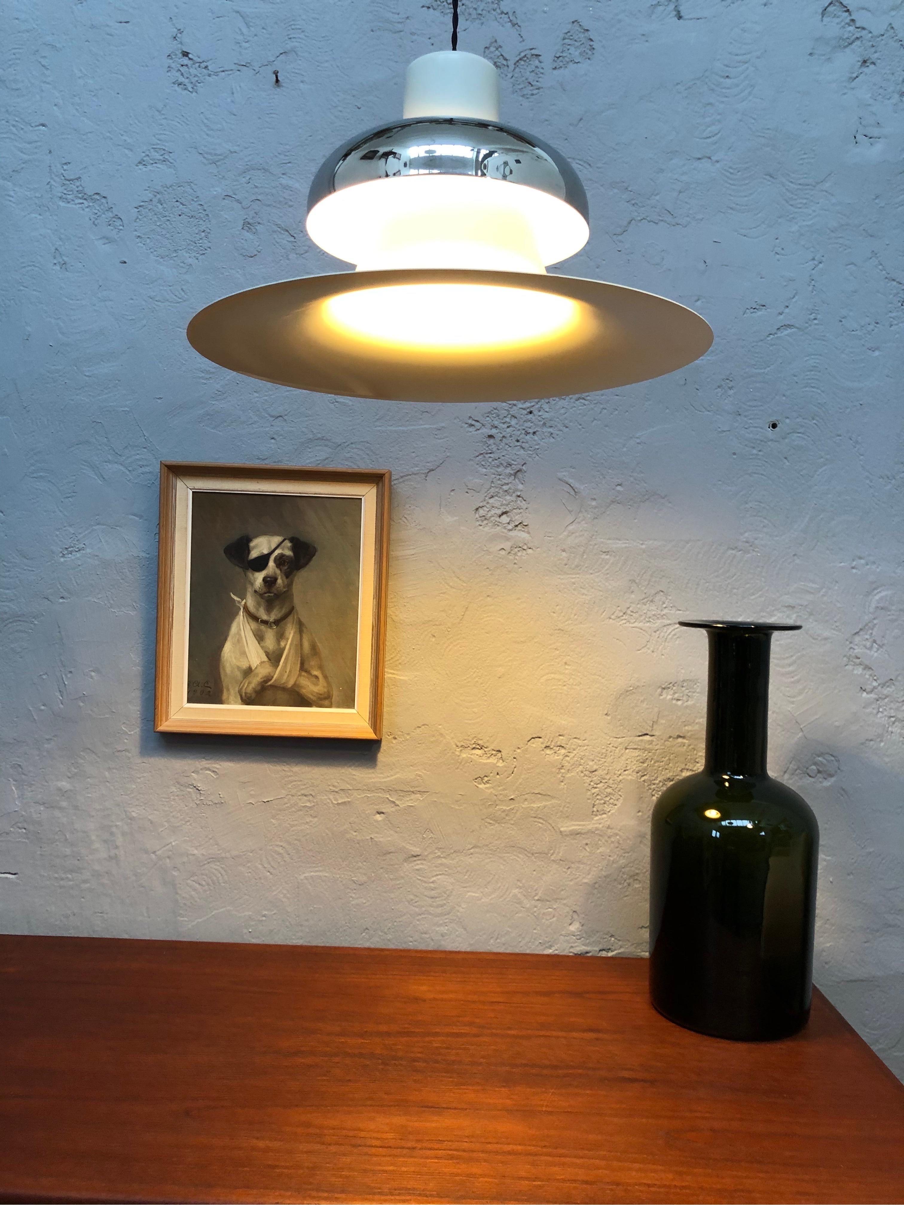 Aluminum Vintage Andreas Hansen Mandalay Pendant Lamp For Sale