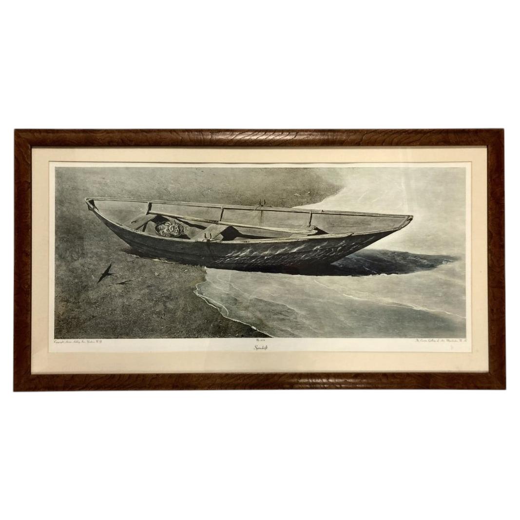 Vintage-Poster von Andrew Wyeth „Spindrift“, produziert von Aaron Ashley im Angebot