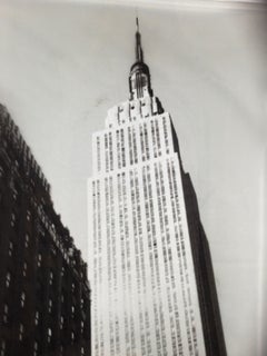 Vintage Andy Warhol Empire State Building Glass Tray by Rosenthal