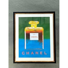 Vintage Andy Warhol for Chanel Number 5 Poster