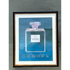 Vintage Andy Warhol for Chanel Number 5 Poster
