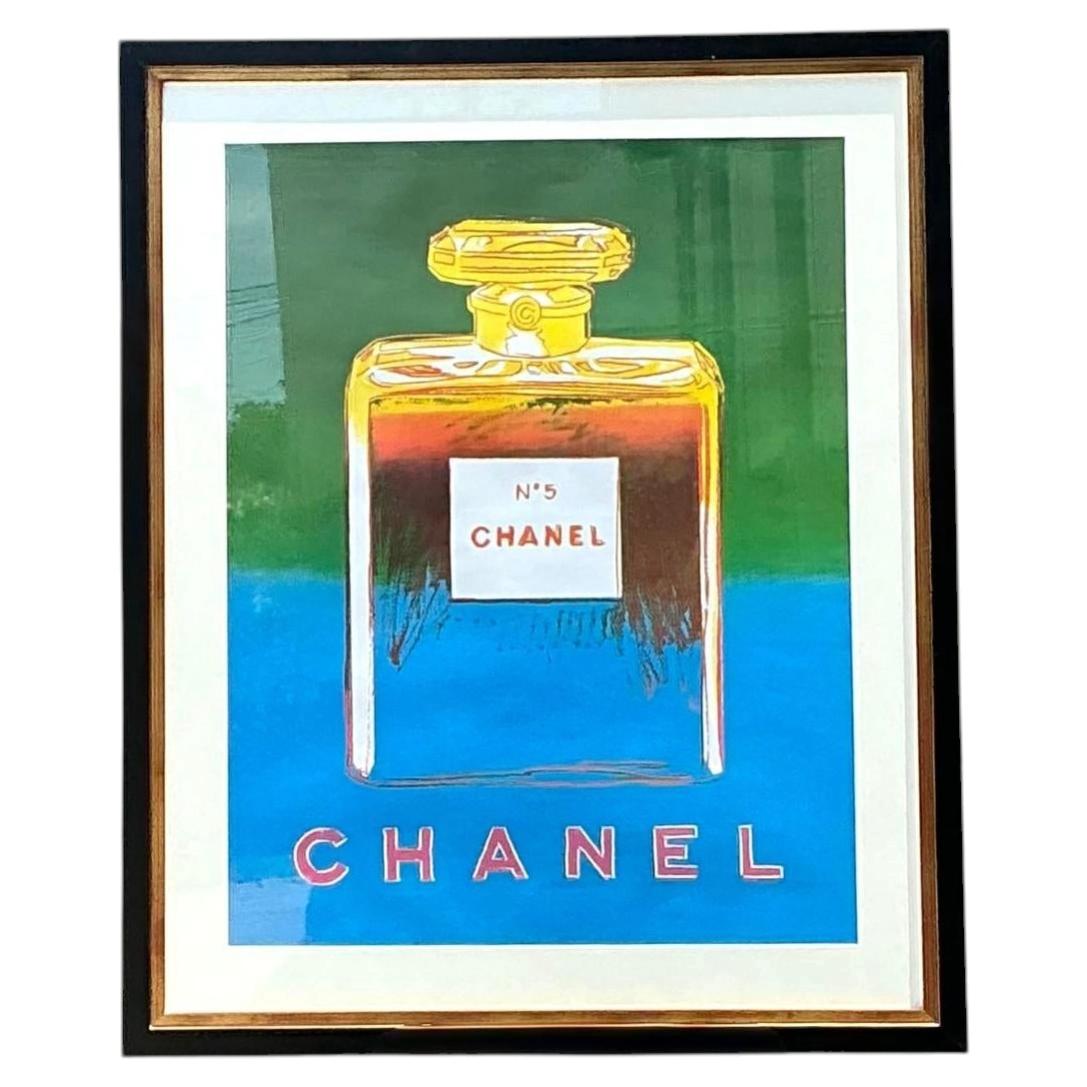 Affiche Vintage Andy Warhol pour Chanel Numéro 5
