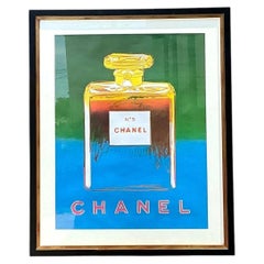 Vintage Andy Warhol for Chanel Number 5 Poster