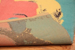 After Andy Warhol Marilyn Monroe Rug. Size: 2 ft 8 in x 2 ft 10 in
