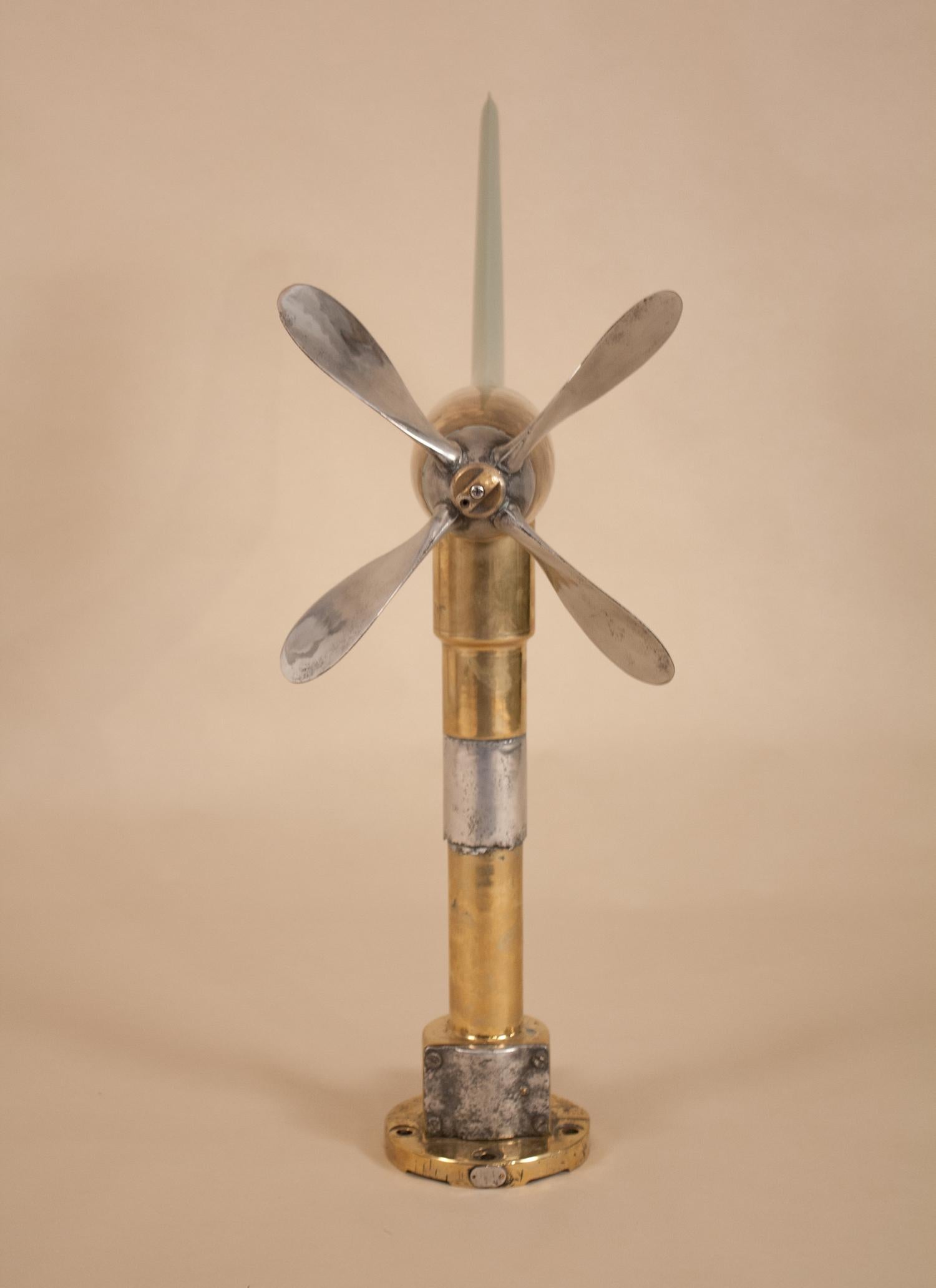 Vintage Anemometer for Maritime and Aviation Collectors In Good Condition In Heath, MA