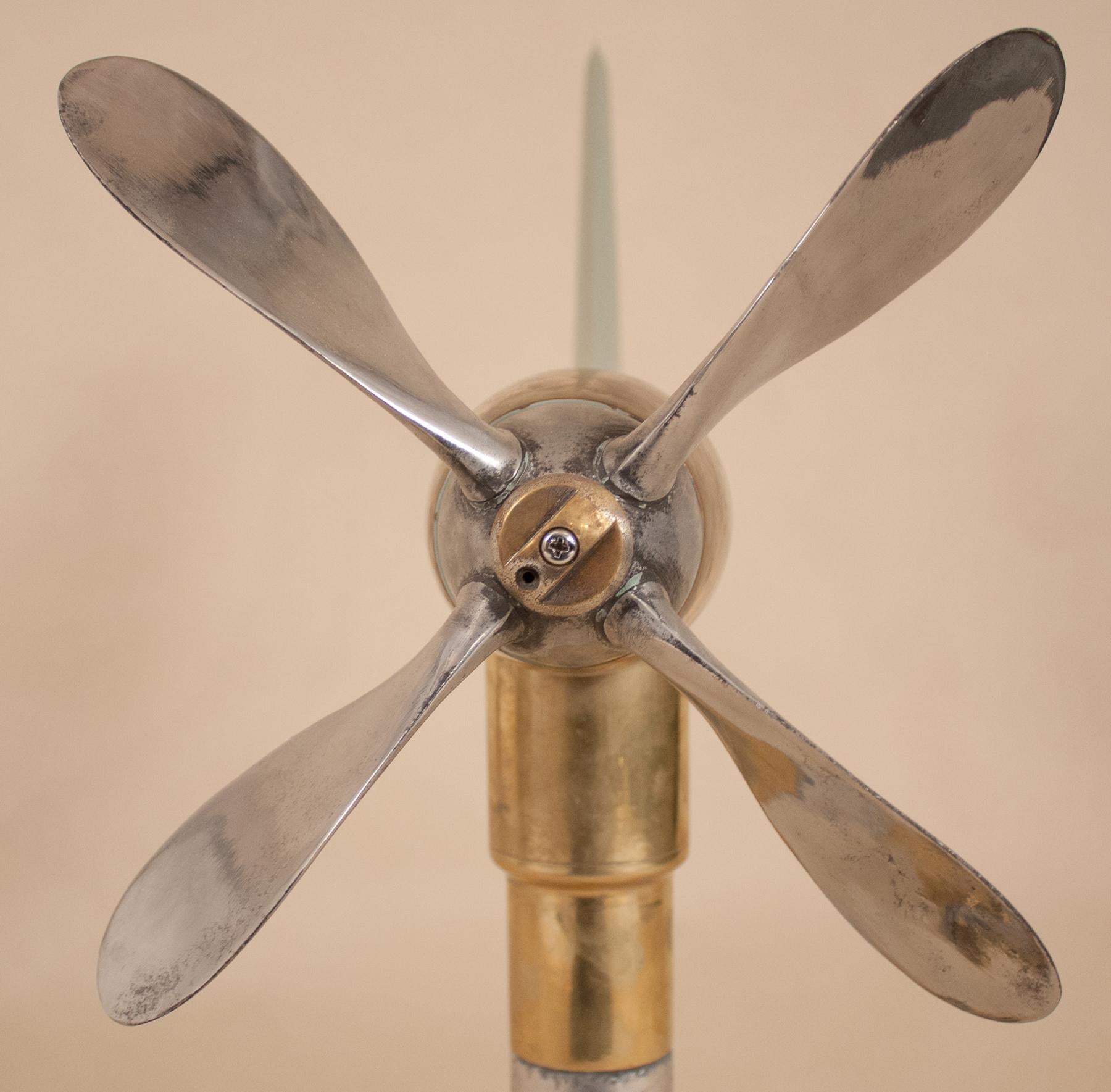 20th Century Vintage Anemometer for Maritime and Aviation Collectors