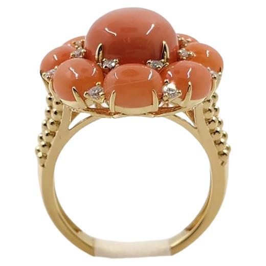 vintage coral ring