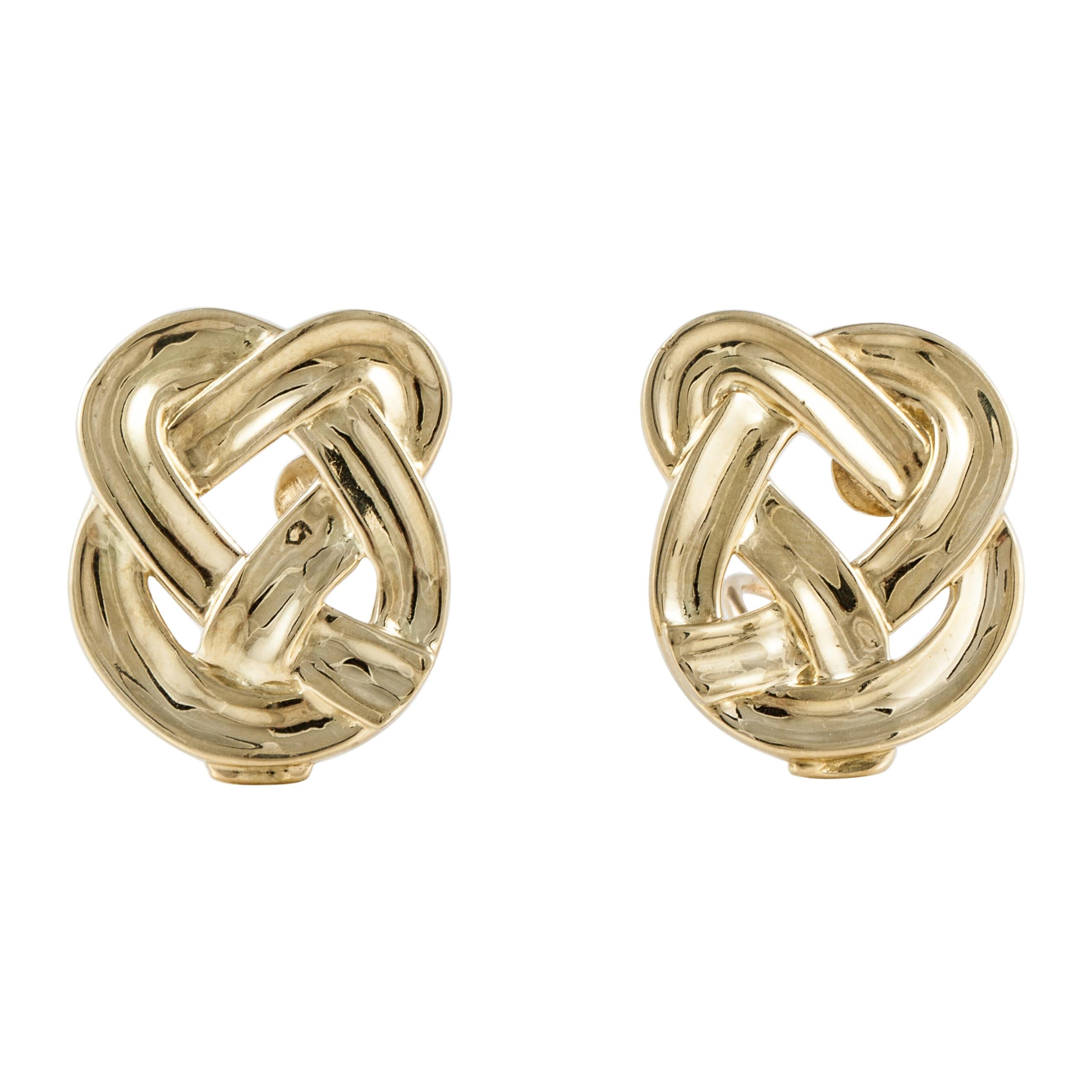 Pendientes vintage de oro de 18 quilates Angela Cummings for Tiffany & Co.