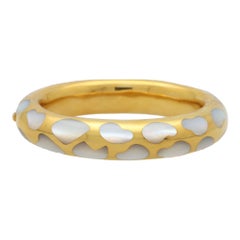 Vintage Angela Cummings for Tiffany & Co. 'Allure' Mother of Pearl Bangle