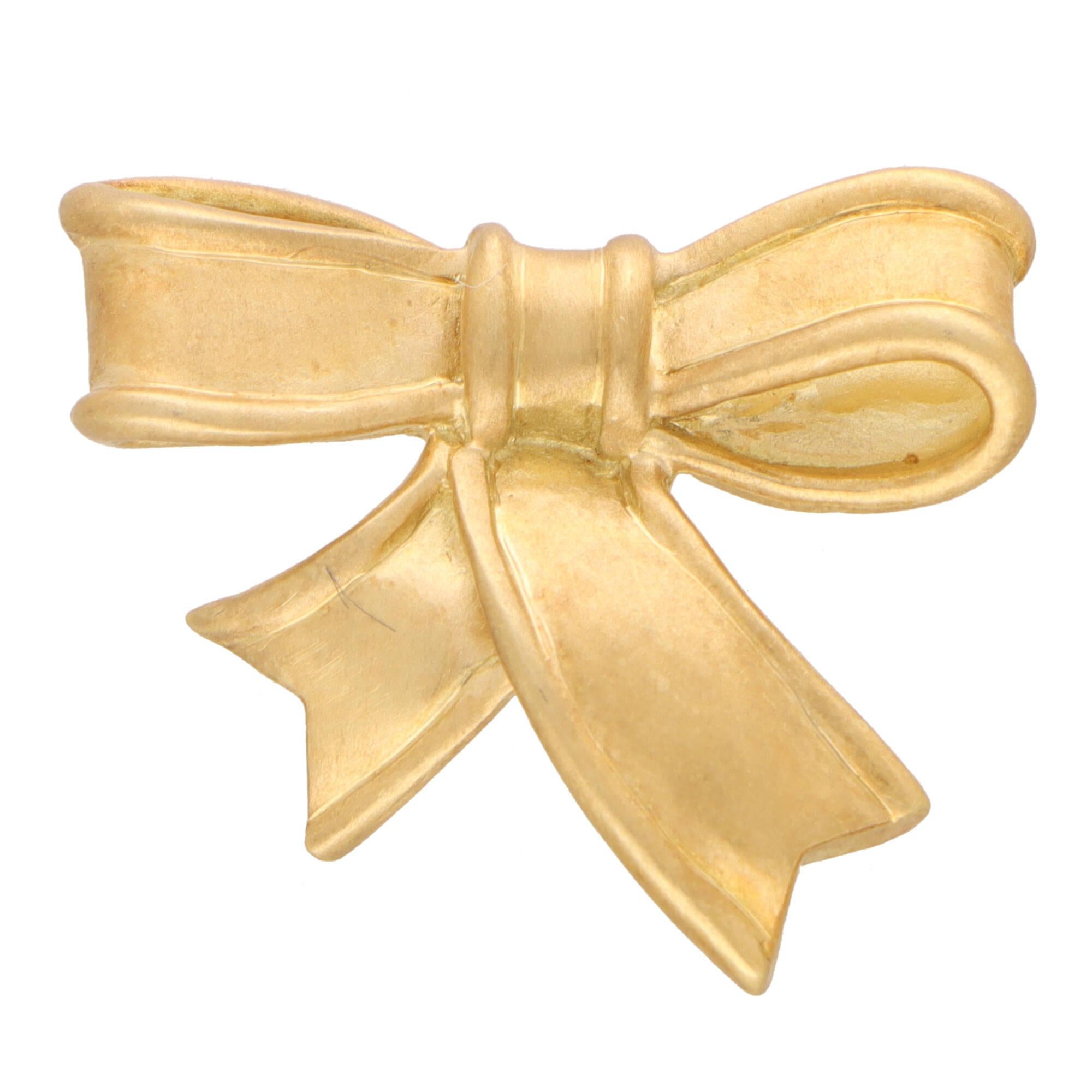 Women's or Men's  Vintage Angela Cummings for Tiffany & Co. Bow Brooch For Sale