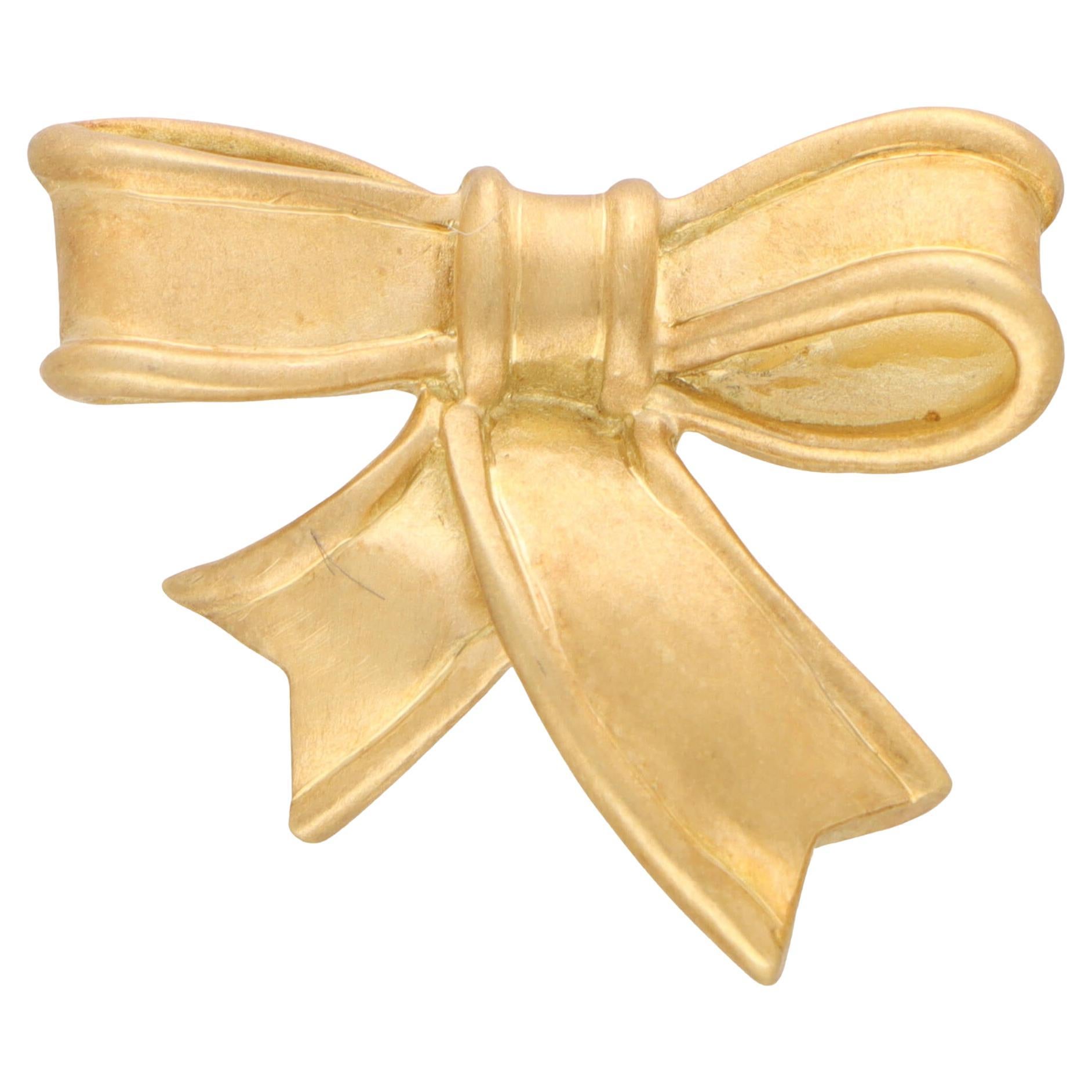  Vintage Angela Cummings for Tiffany & Co. Bow Brooch For Sale