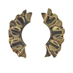 Vintage Angela Cummings Gold Earrings