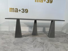 Vintage Angelo Mangiarotti '' Inca'' series console table for Skipper 1970s