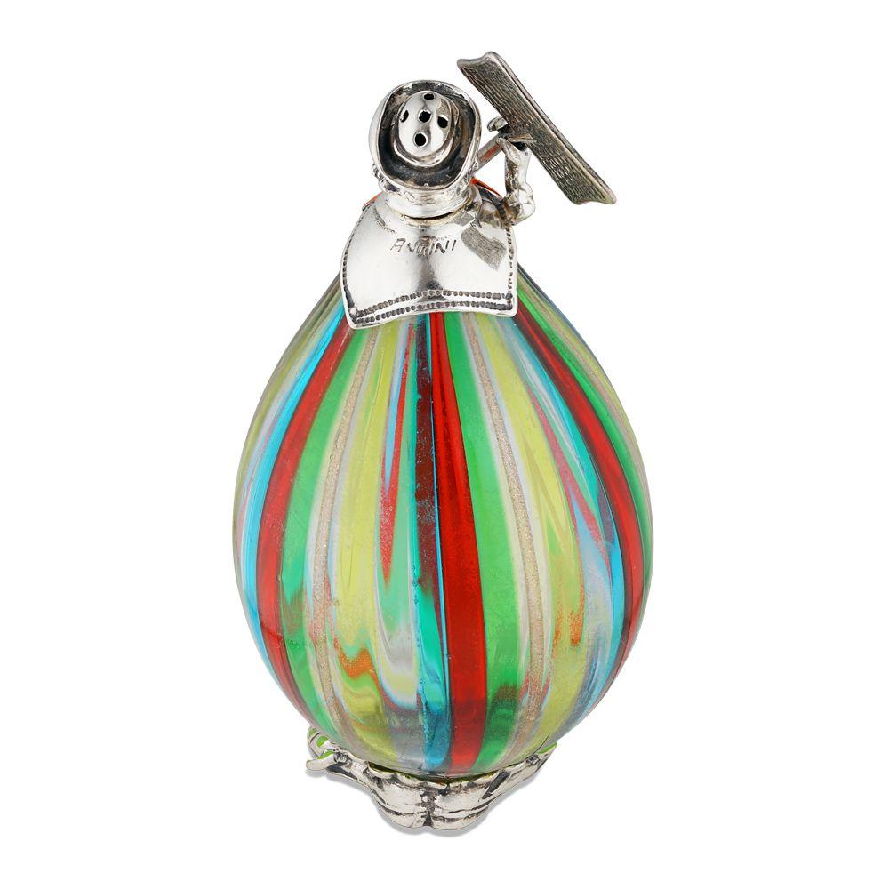 Recipientes vintage Angini de cristal artístico de Murano y plata de ley para sal y pimienta de payaso en Excelente Estado en Montreal, QC
