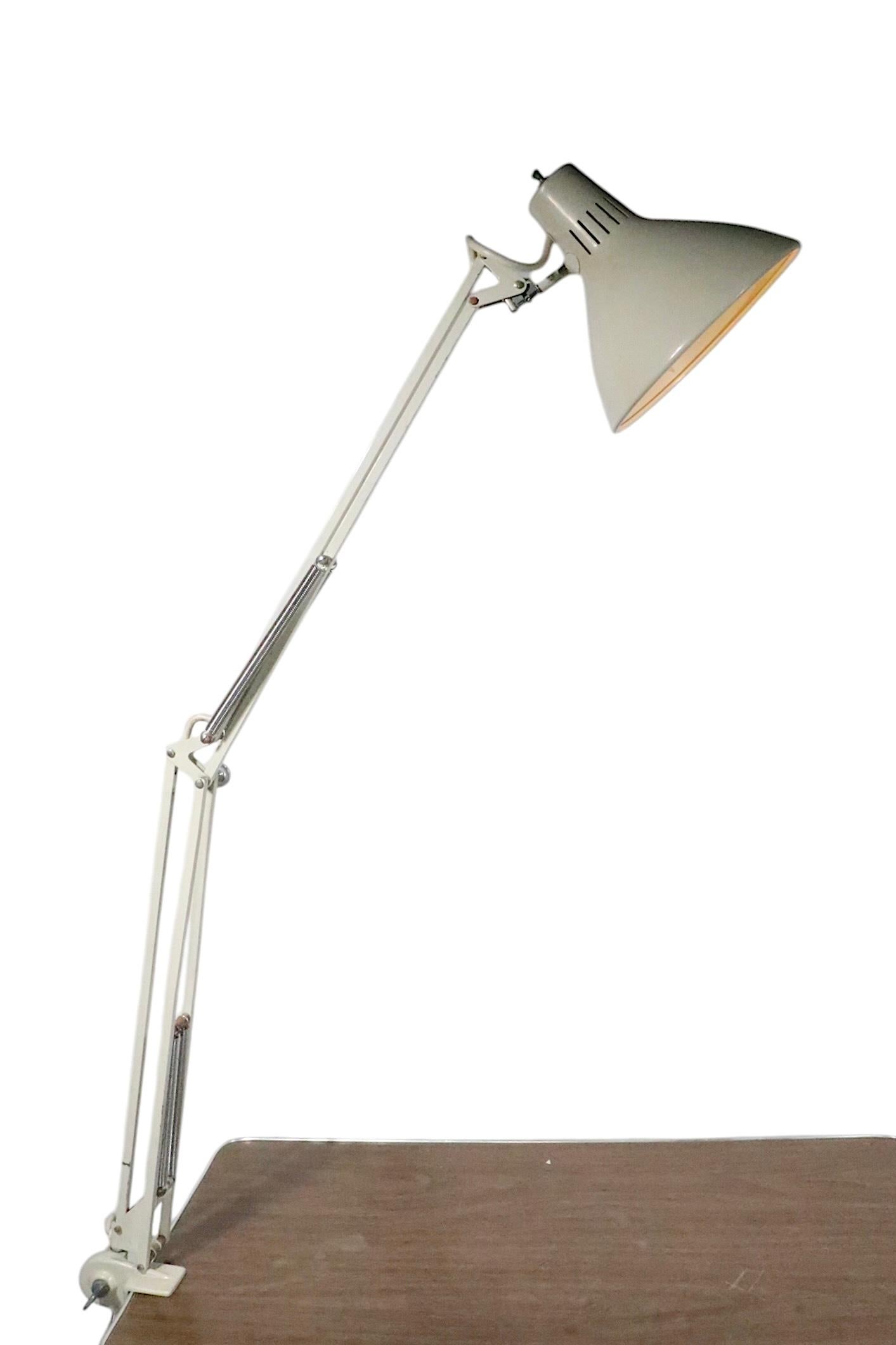 Lampada da tavolo vintage Angle Poise Luxo Architects, anni '60 circa in vendita 2