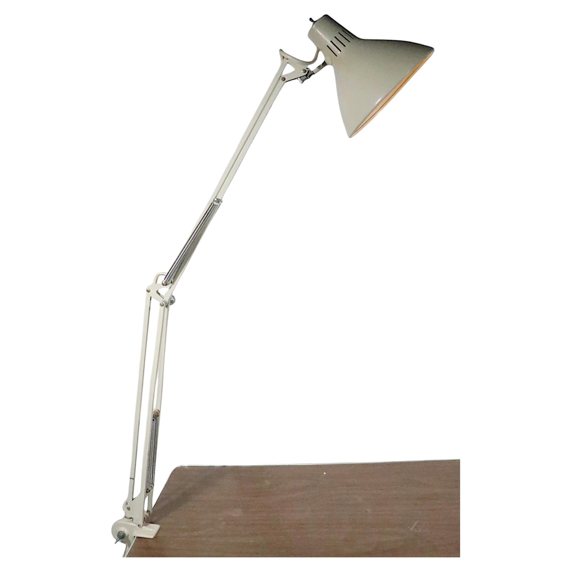 Lampada da tavolo vintage Angle Poise Luxo Architects, anni '60 circa in vendita