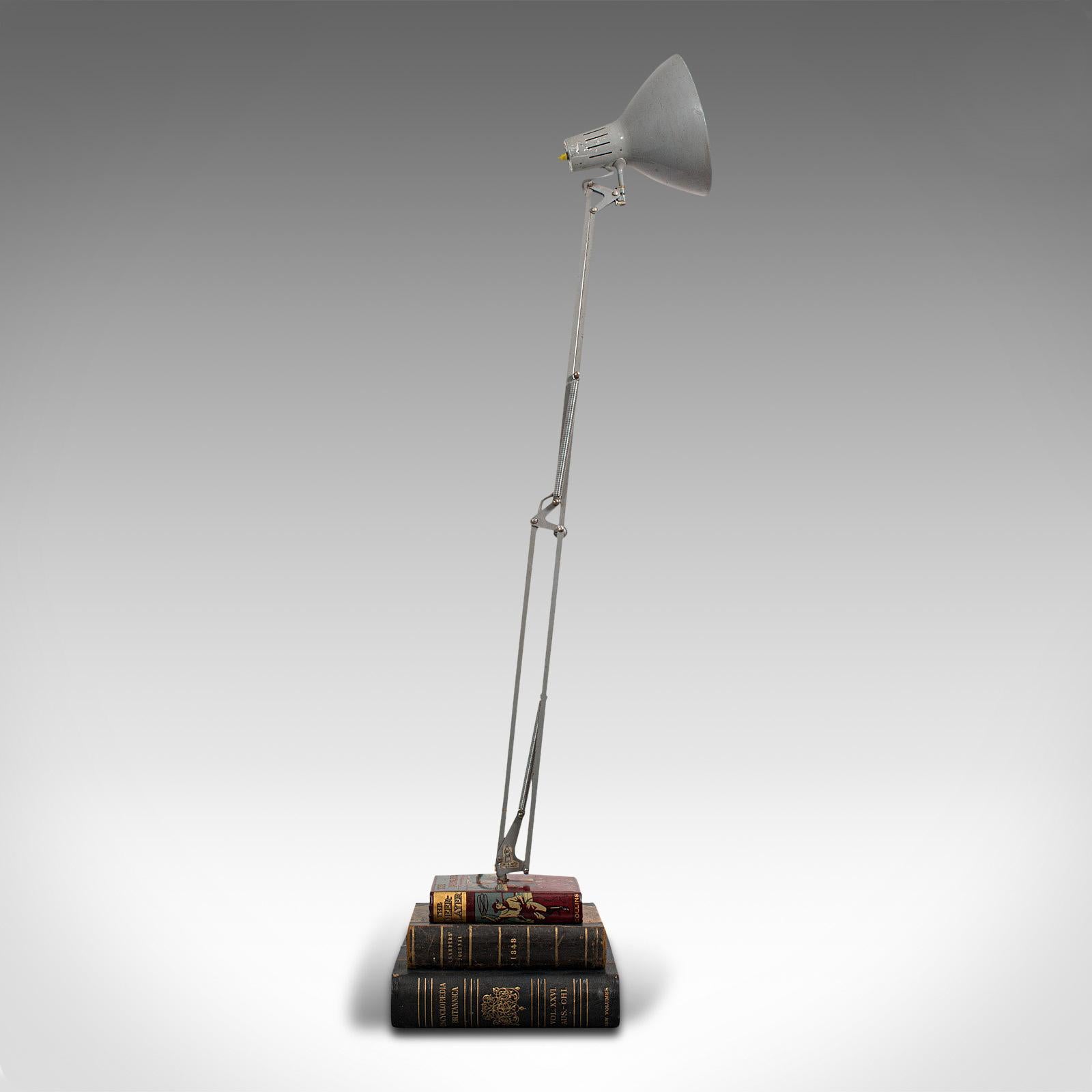 Englische Vintage- Anglepoise-Lampe für den Schreibtisch, Architektenlampe, Bibliophile, um 1960 (20. Jahrhundert) im Angebot
