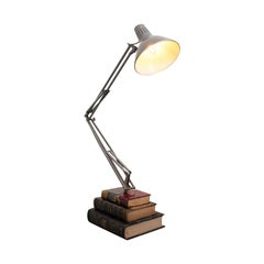 Antique Anglepoise Lamp English Desk, Architect's Light, Bibliophile, circa 1960