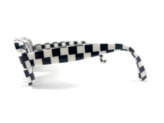 Vintage Anglo American Durango Black & White Sunglasses 1980