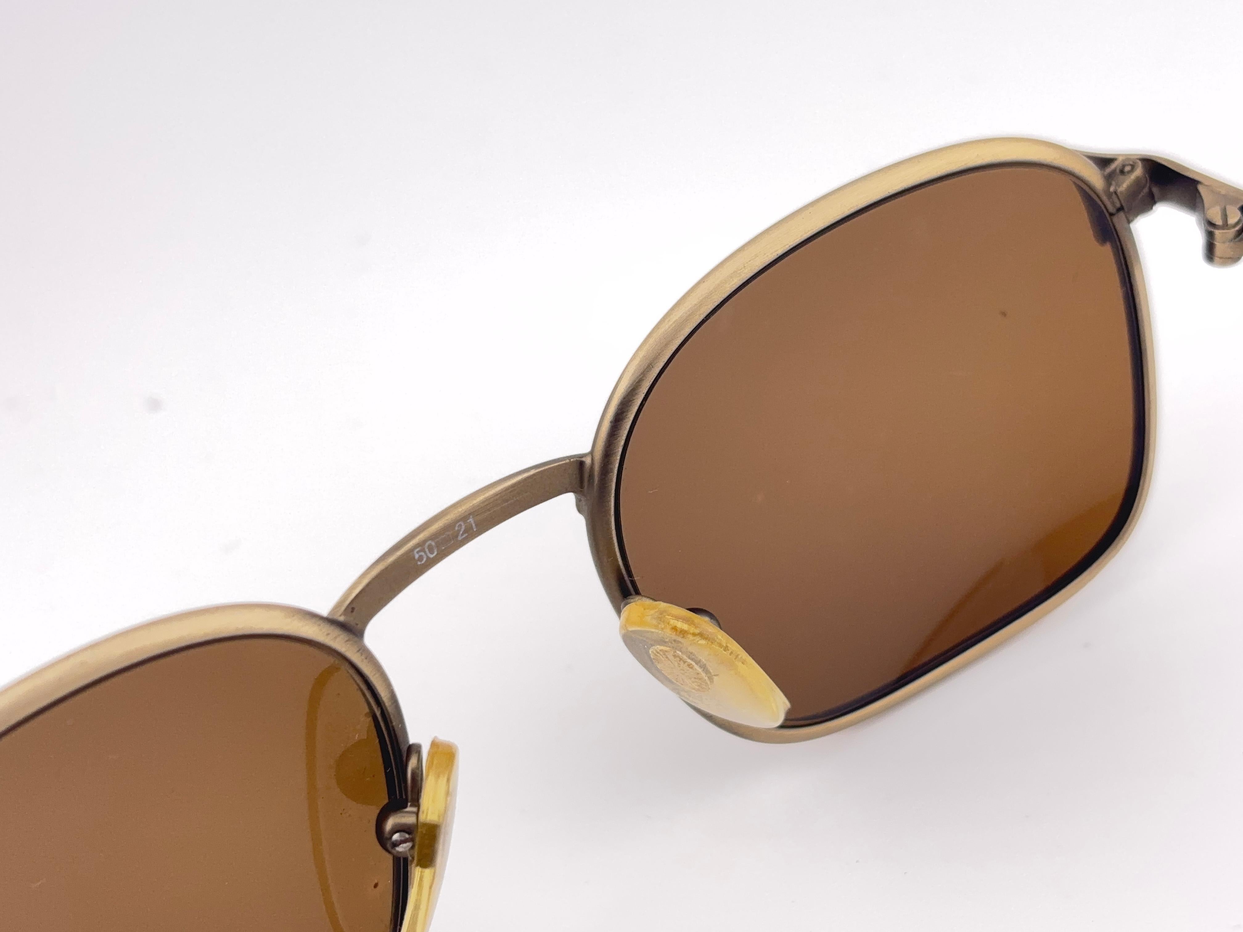 Lunettes de soleil Vintage Anglo American Eyewear Copper 1980's Excellent état - En vente à Baleares, Baleares