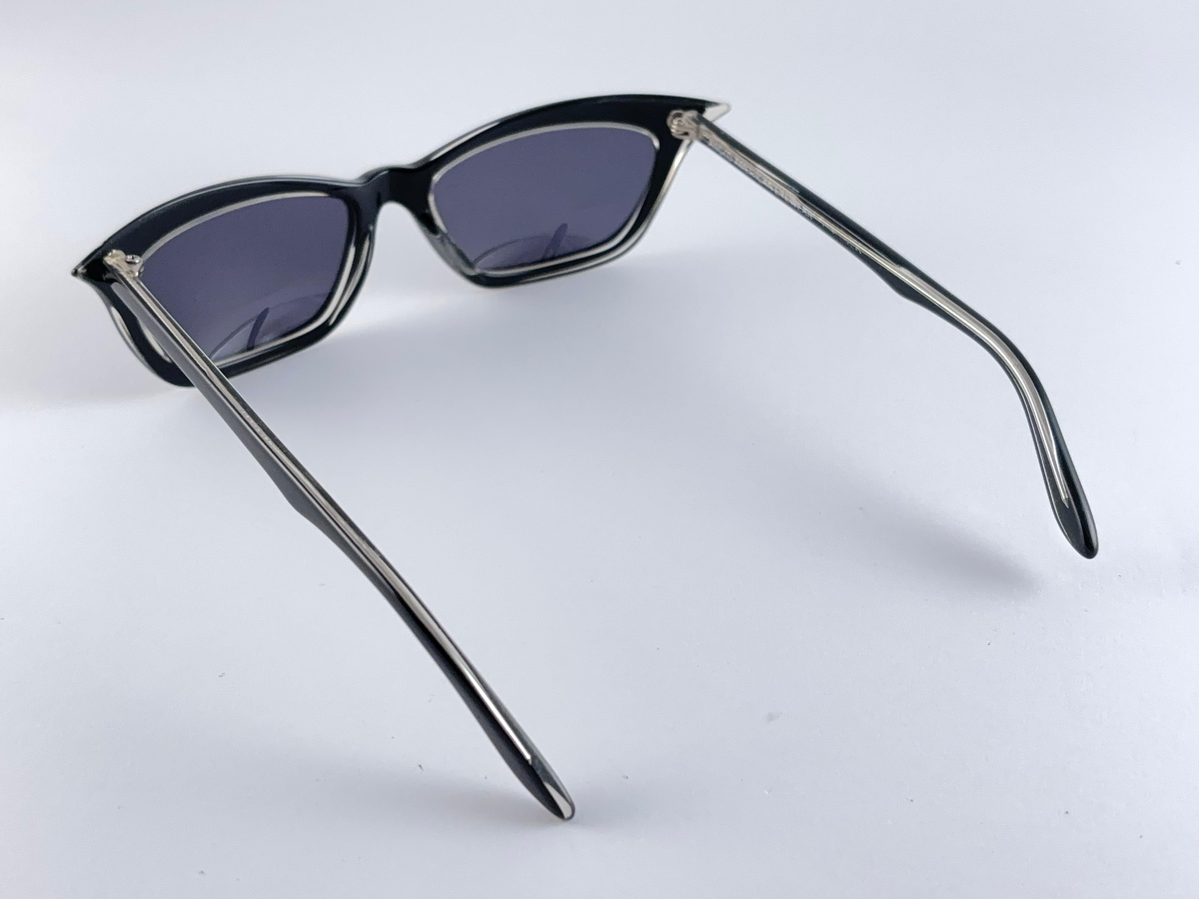 Vintage Anglo American Eyewear COQUILLE Cat Eye 1980's Sunglasses For Sale 2
