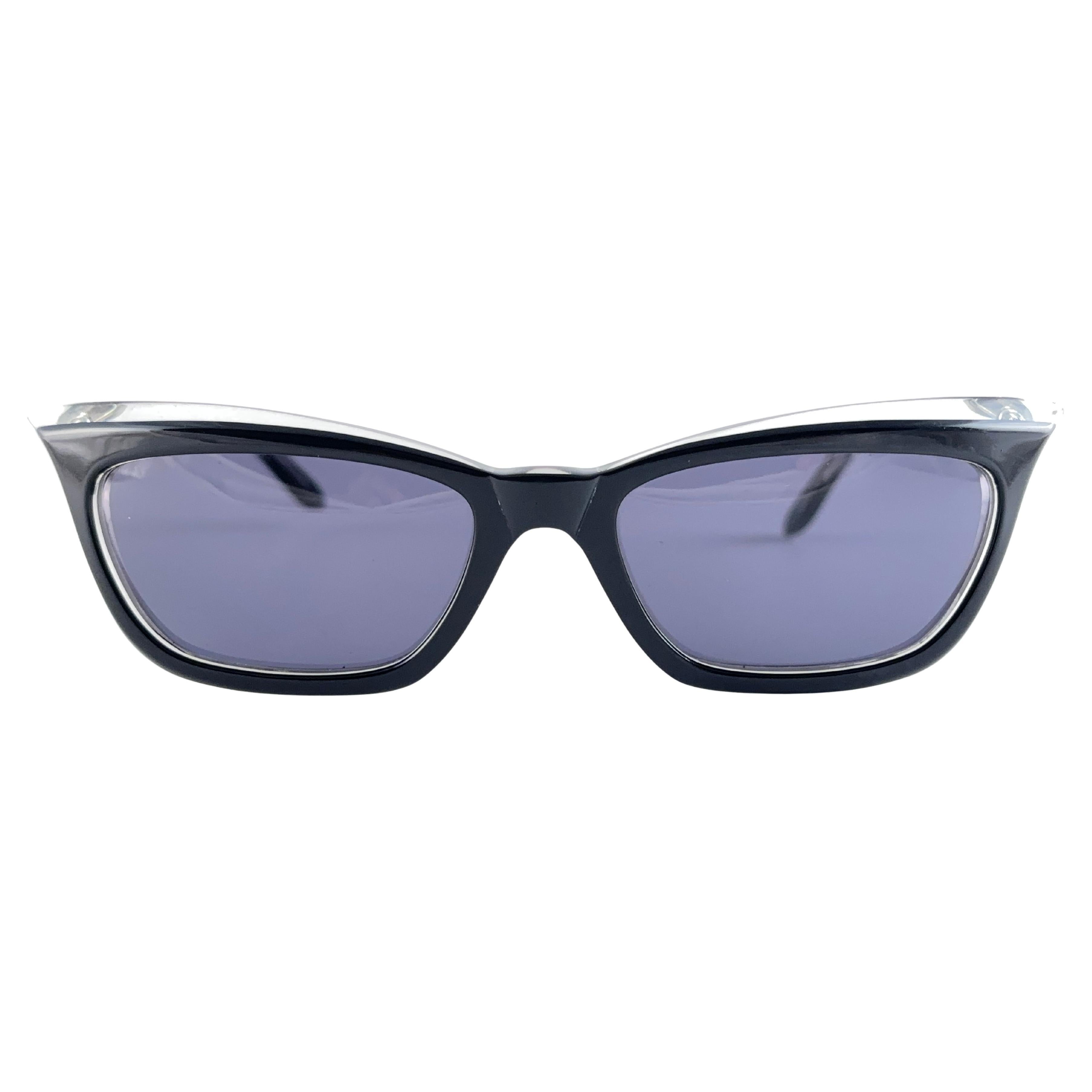 Vintage Anglo American Eyewear COQUILLE Cat Eye 1980's Sunglasses For Sale