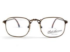 Vintage Anglo American Eyewear Odeon Square 1980's Sunglasses