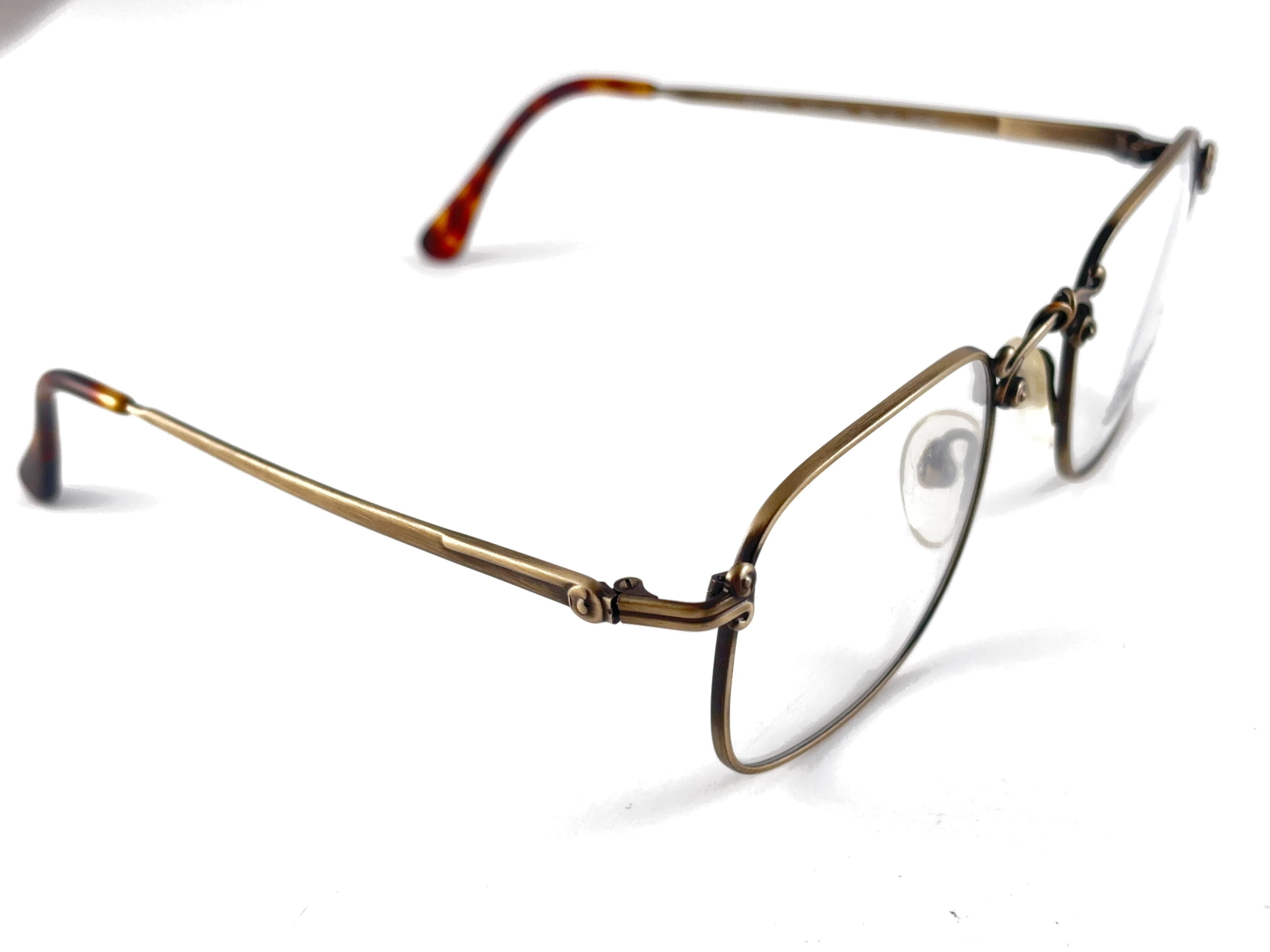 Vintage Anglo American Eyewear Odeon Square 1980's Sunglasses For Sale 3