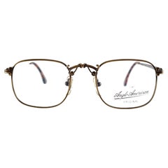 Vintage Anglo American Eyewear Odeon Square 1980's Sunglasses