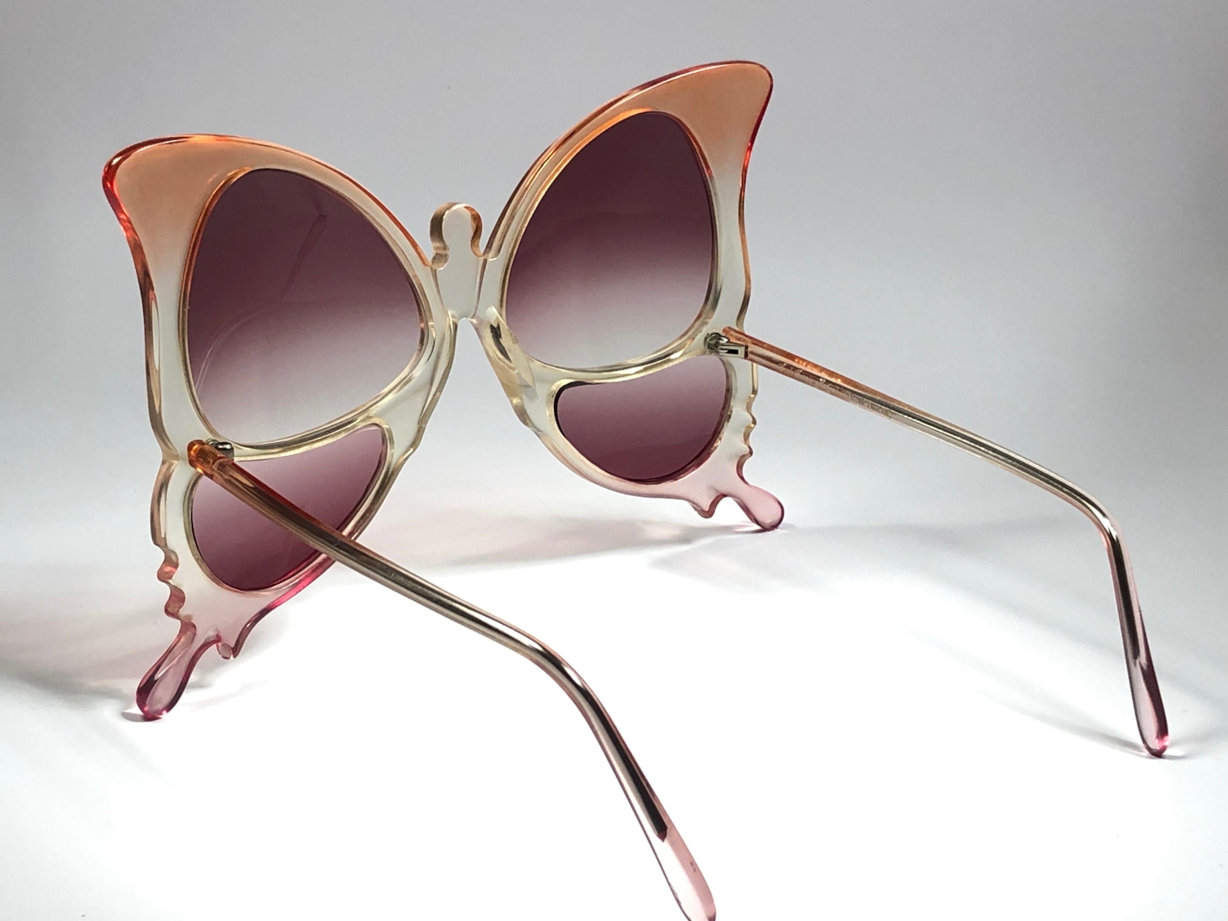 vintage butterfly glasses