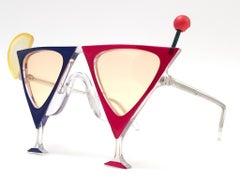 Vintage Anglo American Optical " COCKTAIL " Rare Sunglasses 1970 Made in England