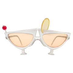 Lunettes de soleil vintage anglo-américaines Optical "" GIN FIZZ "" fabriquées en Angleterre, 1970