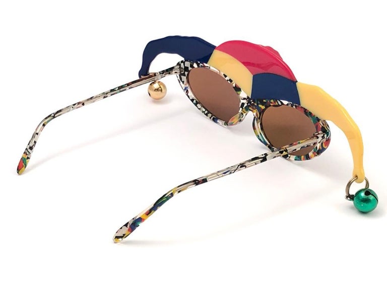 Vintage Anglo American Optical " JOKER " Rare Sunglasses 1970 Made in England For Sale at