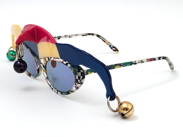 Vintage Anglo American Optical " JOKER " Rare Sunglasses 1970 Made in England For Sale at