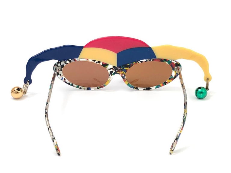 Vintage Anglo American Optical " JOKER " Rare Sunglasses 1970 Made in England For Sale at