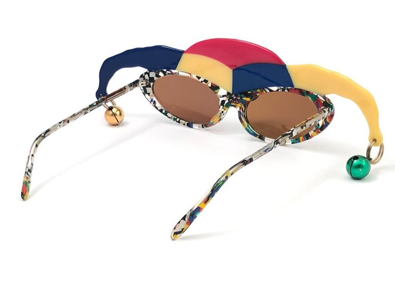 Vintage Anglo American Optical " JOKER " Rare Sunglasses 1970 Made in England For Sale at