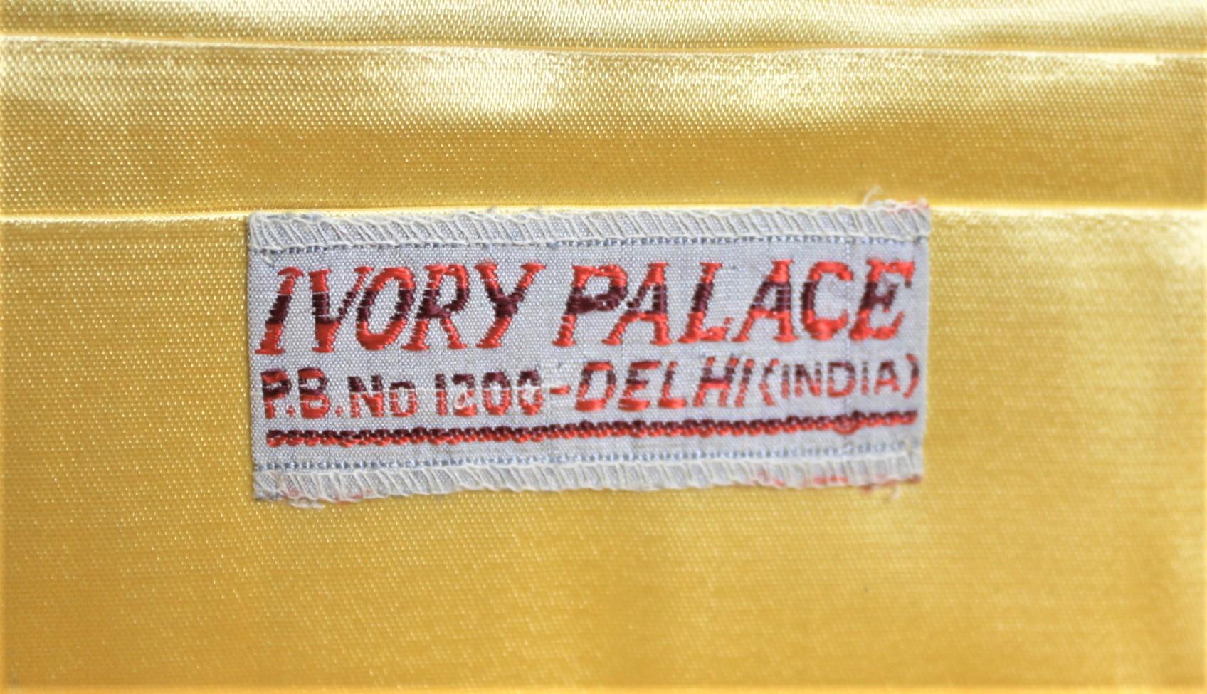 Anglo-indische handgefertigte Clutch-Handtasche oder Abendtasche mit Stickerei im Angebot 2
