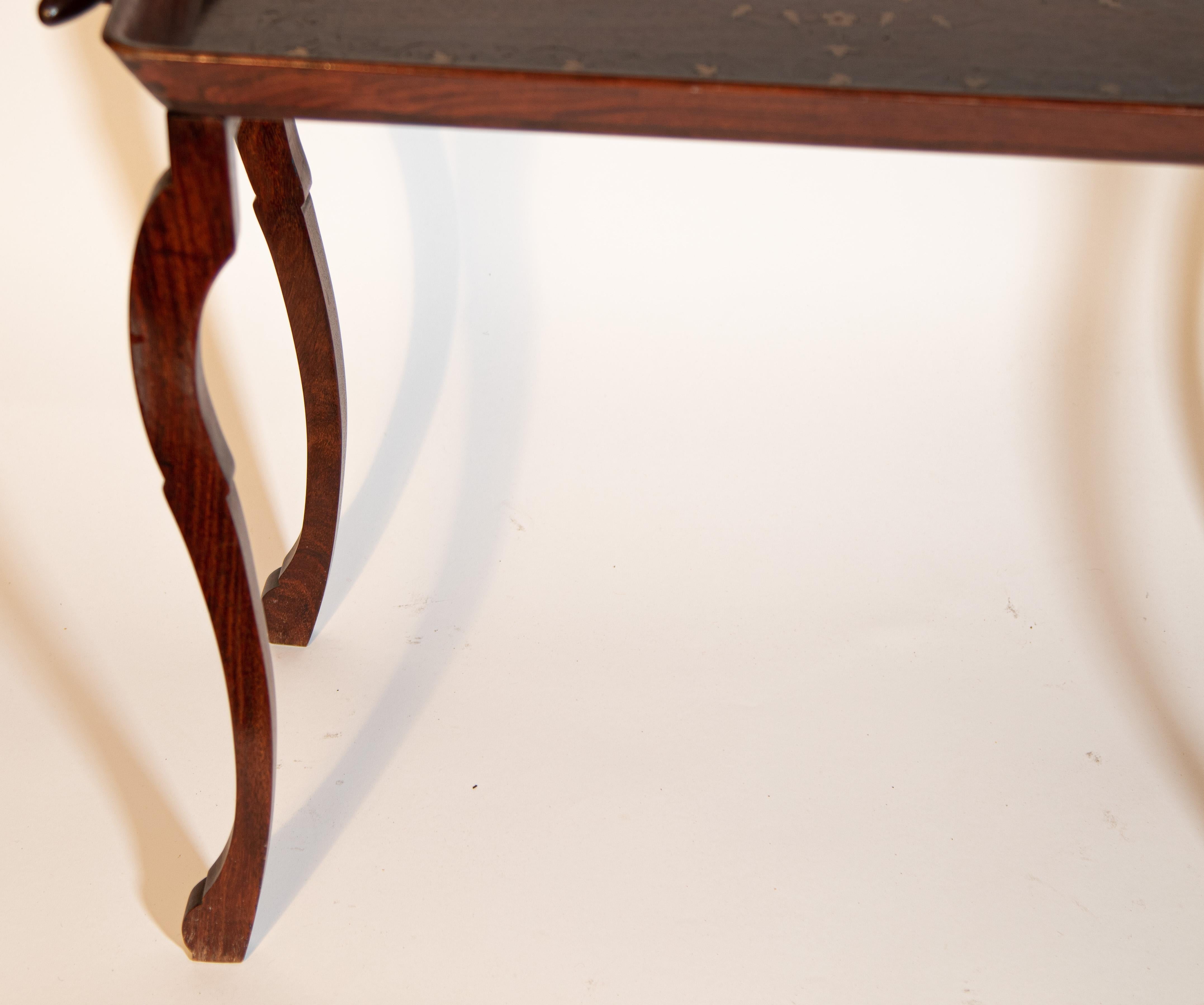 Vintage Anglo-Indian Inlaid Tray Table For Sale 1