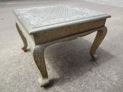 Vintage Anglo-Indian Metal Clad Table