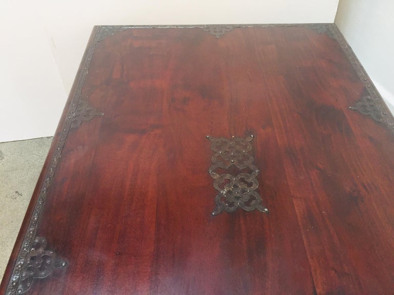 Vintage Anglo-Indian Teak Coffee Table For Sale 6