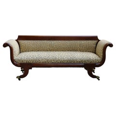 Used Animal Pattern Chaise Lounge