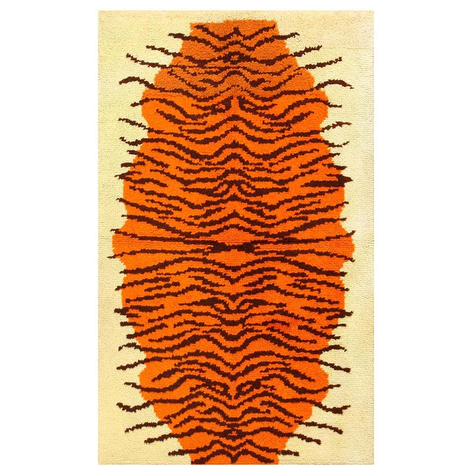 Vintage Rya Rug at 1stDibs