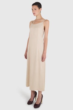 Vintage Ann Demeulemester Beige Slip Dress