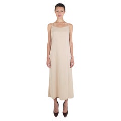 Vintage Ann Demeulemester Beige Slip Dress