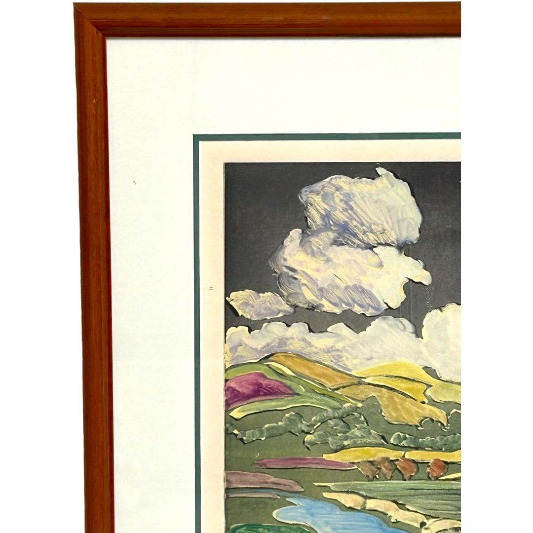 This beautiful vintage watercolor painting by Ann Hogle is the perfect addition to any art collection.  Expertly crafted, it depicts a stunning landscape scene that is sure to captivate the viewer’s imagination.  The piece is an original, ensuring