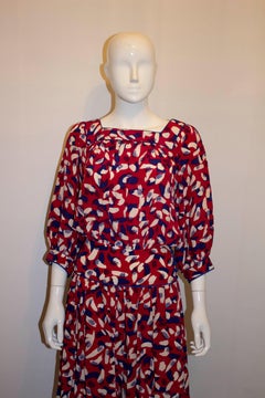 Vintage Anna Belinda Oxford Silk Dress