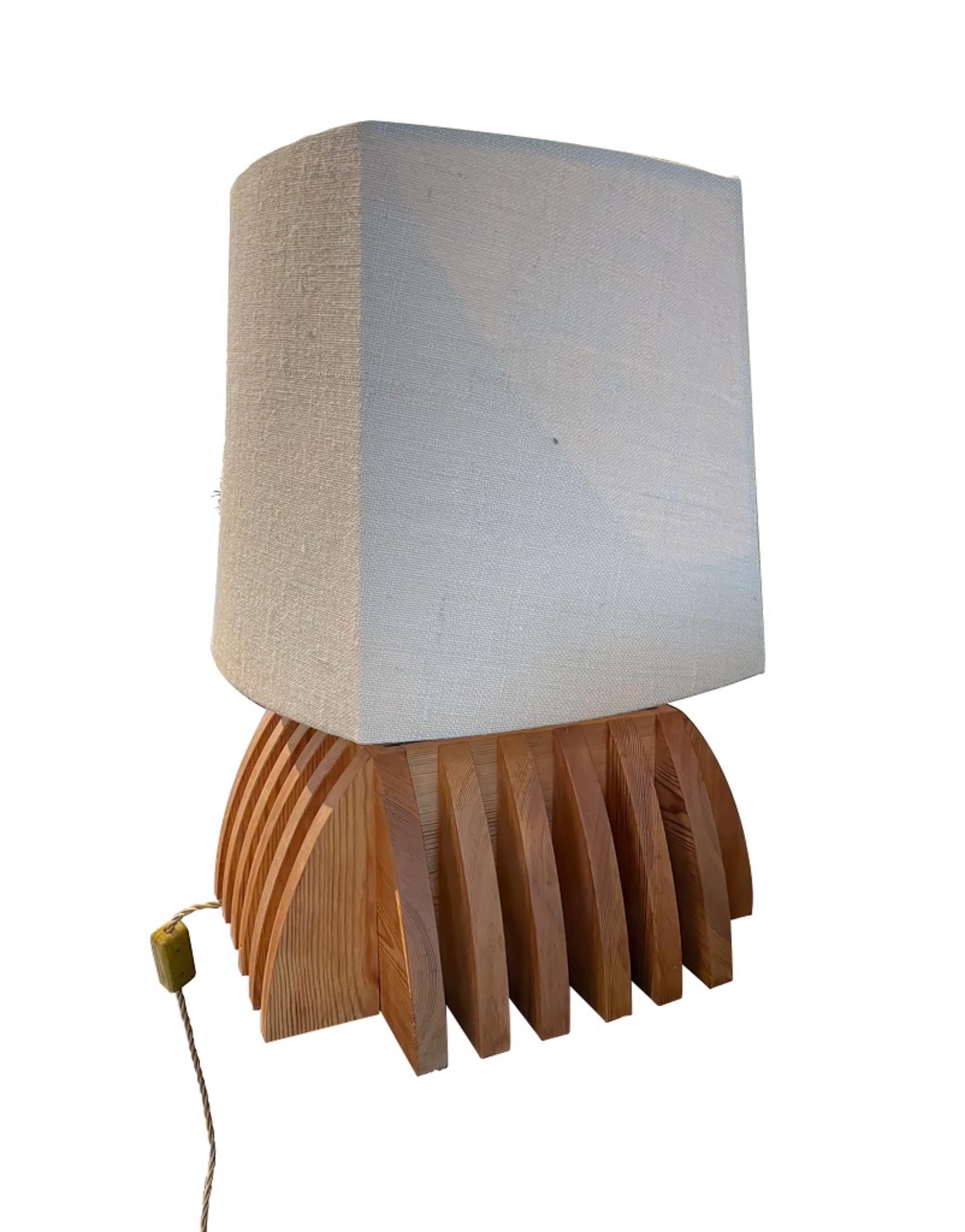 Vintage Annabella Lamp by Mario Ceroli, 1970s In Good Condition In Roma, IT