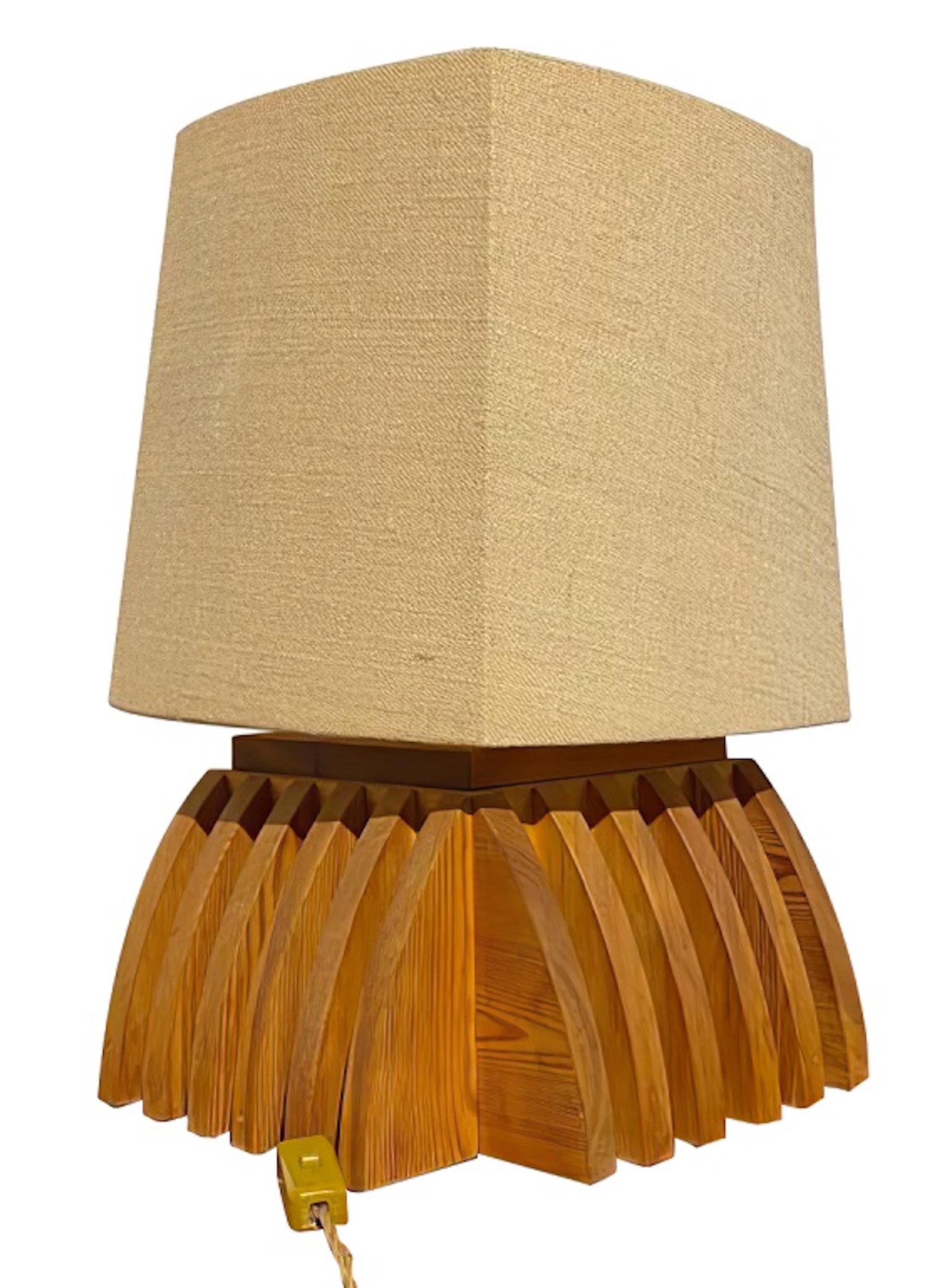 Vintage Annabella Lamp by Mario Ceroli, 1970s In Good Condition In Roma, IT